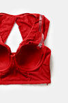 Zivame Love Stories Padded Wired Full Coverage Blouse Bra - Chilli Pepper — thumbnail 6